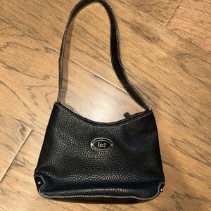 Retro Y2K l.e.i Chic Black Leather Shoulder Bag